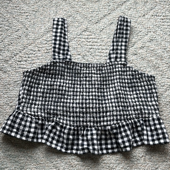 American Eagle Bow Gingham Tank - Picture 2 of 4
